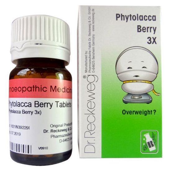 Buy Reckeweg Phytolacca Berry 3X Tablets, Homeopathy for Weight loss